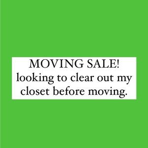 Moving sale!!
